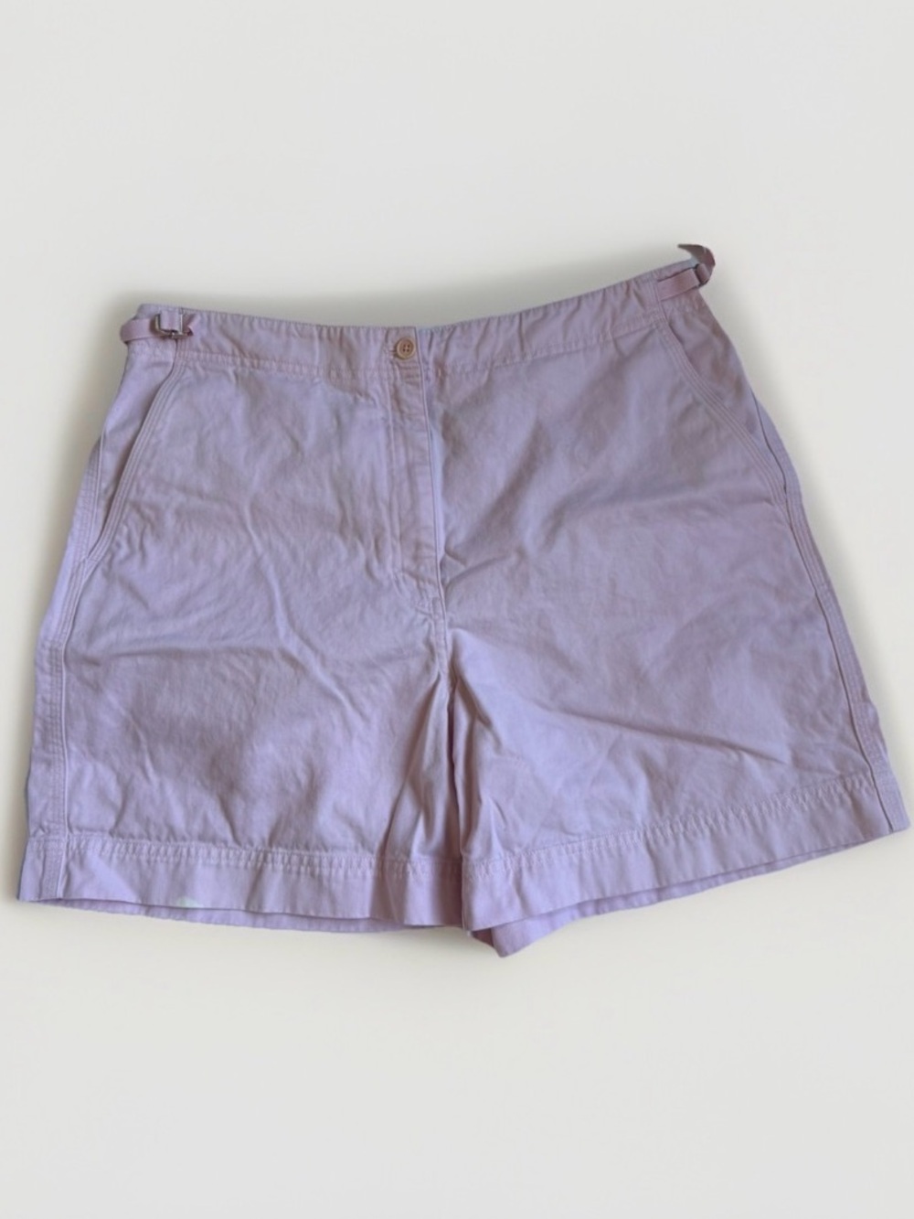 Vintage 90s Lauren Ralph Lauren Green Tag Shorts Pink Preppy Old Money 12 READ